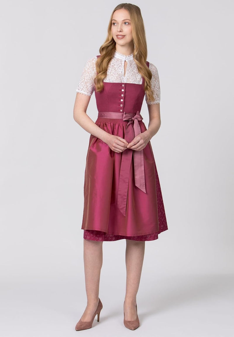 Stockerpoint Damen Dirndl Viano Kleid für besondere Anlässe 34 Beere, 34 Beere