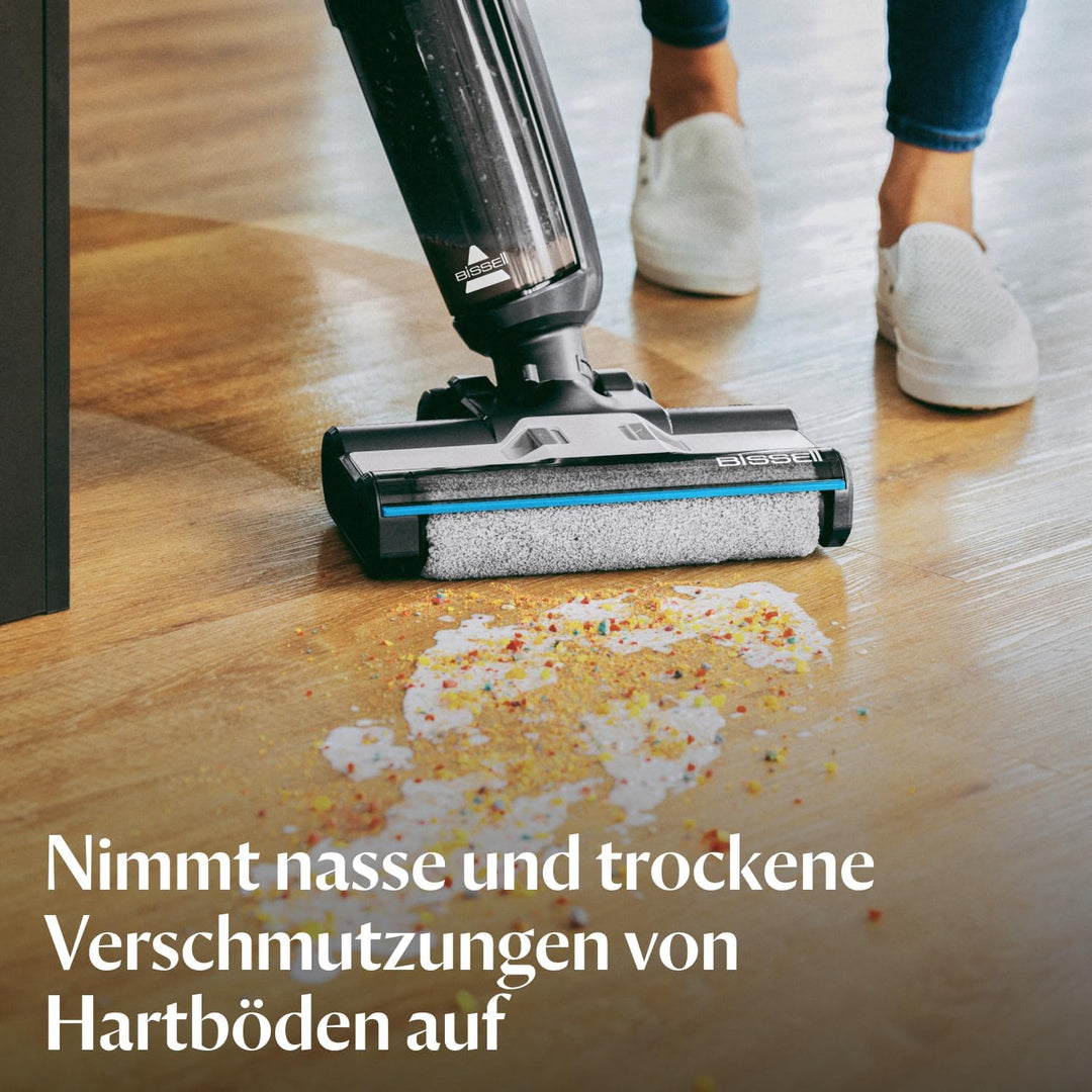 Bissell CrossWave HF3, Kabelloser Nass Trockensauger, Saugen & Wischen in Einem, Leichtgewichtiger N