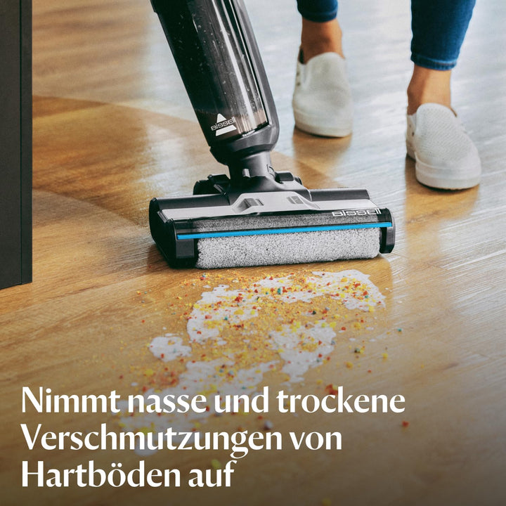 Bissell CrossWave HF3, Kabelloser Nass Trockensauger, Saugen & Wischen in Einem, Leichtgewichtiger N
