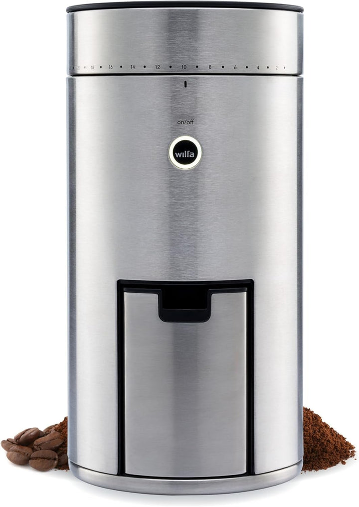 Wilfa SVART UNIFORM Kaffeemühle - 41 Mahlgradstufen - Edelstahl Scheibenmahlwerk - 58mm Flachmahlkop