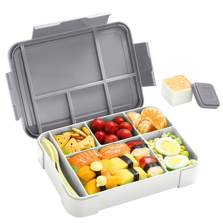 Inngly Kinder Brotdose mit Fächern – 1300ML BPA Frei Bento Box Lunchbox Kinder Vesperdose, Auslaufsi