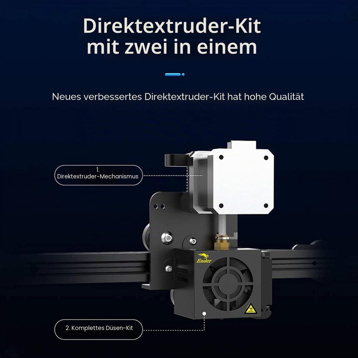 Creality Upgraded Direct Extruder Kit for Ender 3, Ender 3 Pro, Ender 3 V2, Comes with 42-40 Stepper