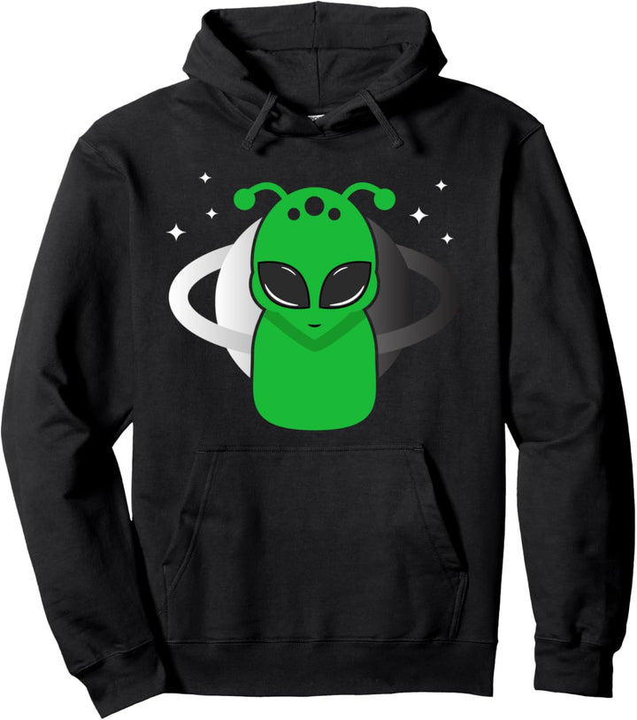 Ausserirdischer Alien Galaxie Marsmensch Hoodie Pullover Hoodie