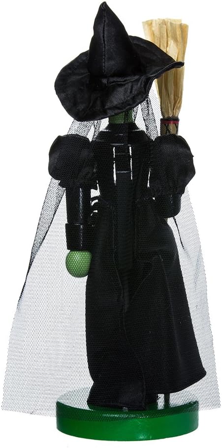 Kurt Adler 27,9 cm Wizard of Oz Wicked Hexe Nussknacker, schwarz, one Size Innenbereich, Innenbereic