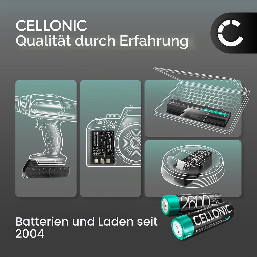 CELLONIC Akku kompatibel mit Tigermedia Tigerbox Touch 3.7V 3900mAh