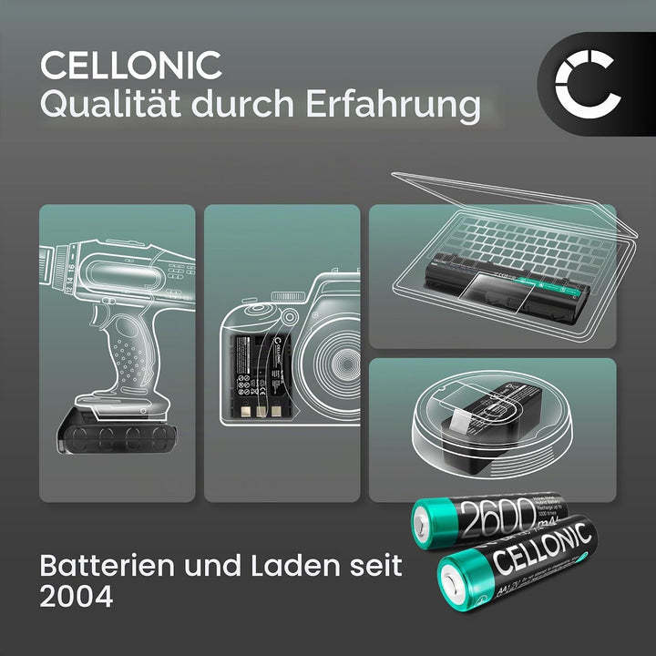 CELLONIC Akku kompatibel mit Tigermedia Tigerbox Touch 3.7V 3900mAh