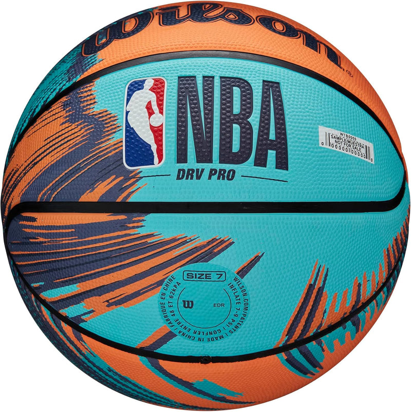 Wilson Unisex-Youth NBA Drv Pro Streak 7 Blau / Orange, 7 Blau / Orange