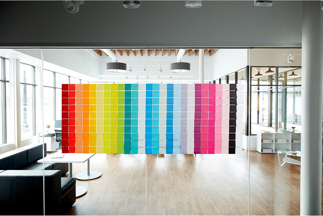 Post-it Super Sticky Notes, 7,6 x 7,6 cm lose Blätter safrangelb 2" x 3" lose Blätter Candy Apple Re