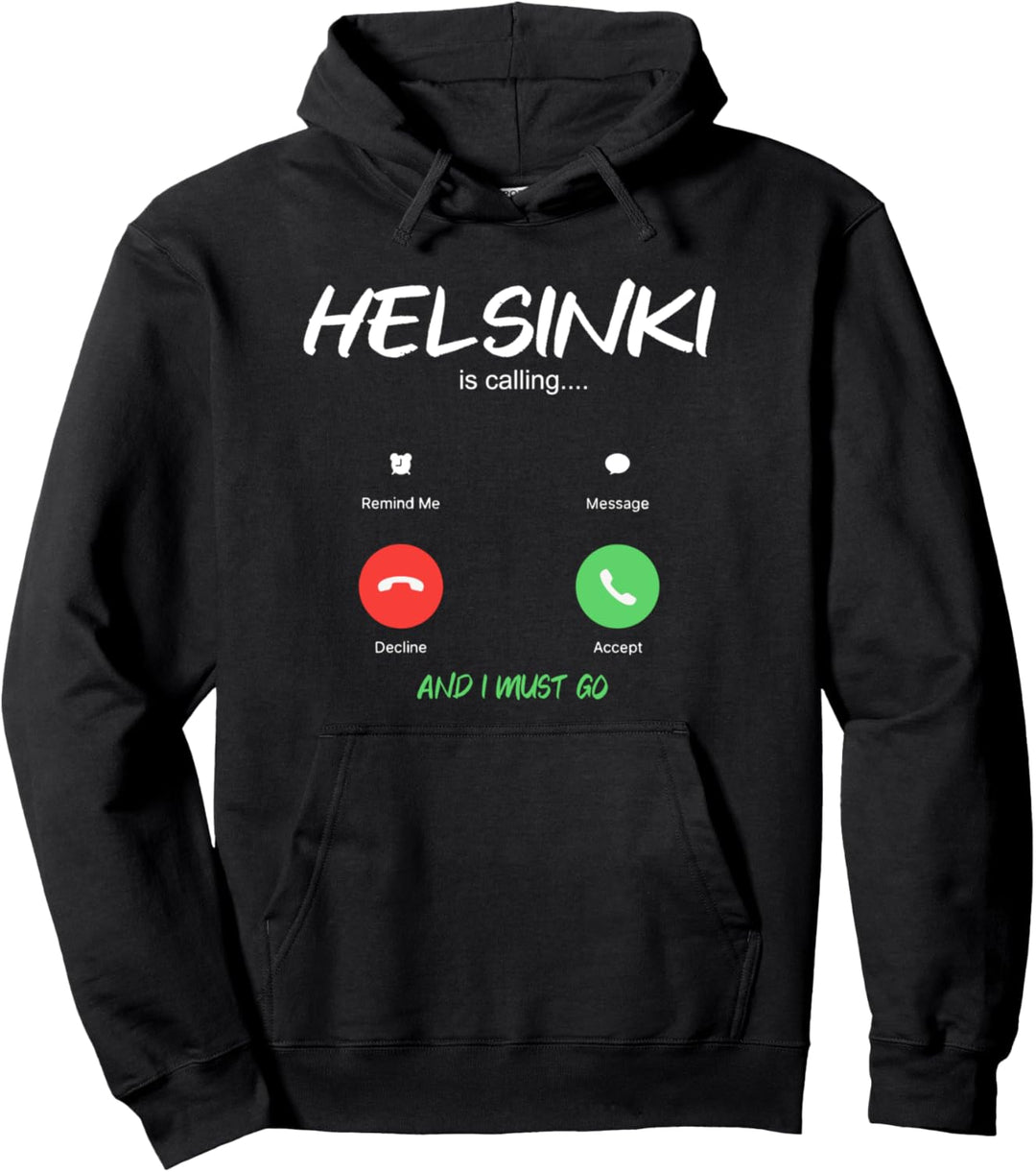 Helsinki Is Calling Städtetrip Finnland Auswandern Pullover Hoodie