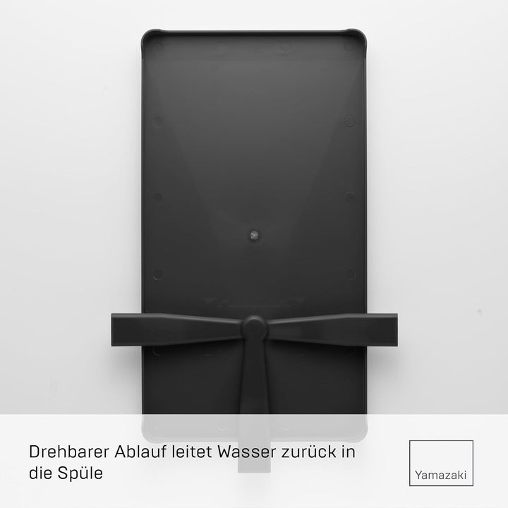 YAMAZAKI 2876 Tower Abtropfgestell, Stahl, Schwarz, One