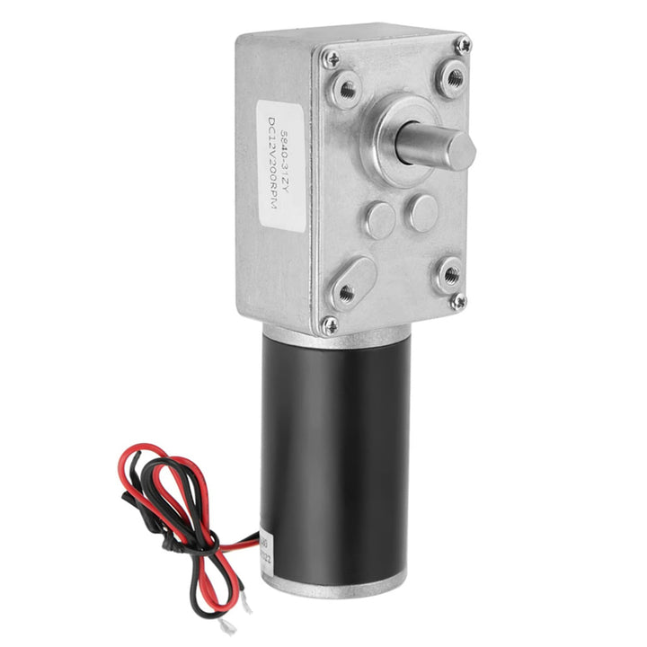 Getriebemotor DC 12V 200 RPM Turbo Wurm Permanentmagnet Reduktion Motor 5840-31ZY