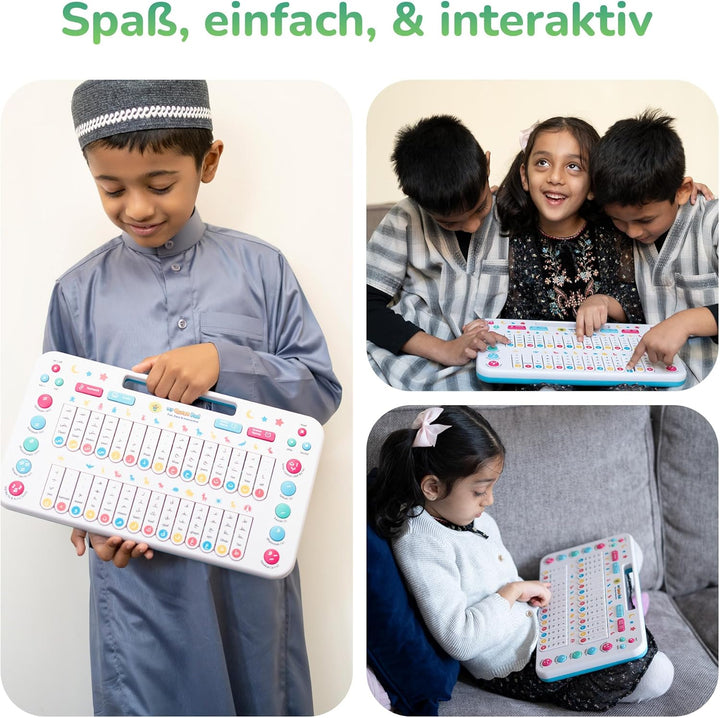 Kinder Spielzeug ab 2 Jahren – Interaktive My Quran Pad Lernspiele, um das arabische Alphabet mit tä