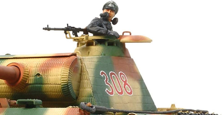 TAMIYA 30055 1:35 Dt. Panther G Frühe (Motor), originalgetreue Nachbildung, Plastik Bausatz, Basteln