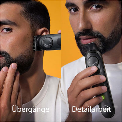 Braun Barttrimmer, Bartschneider/Trimmer/Haarschneider Herren, Haarschneidemaschine Profi (recycelba