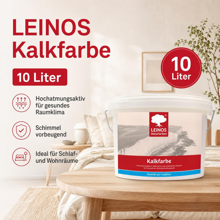 Leinos 665 Kalkfarbe 10,00 l 10,0 Liter, 10,0 Liter