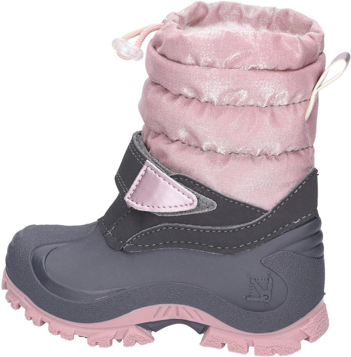 Lurchi Fjonna Kinderschuhe Mädchen Winterstiefel Boots Grau Freizeit 25 EU Rose, 25 EU Rose