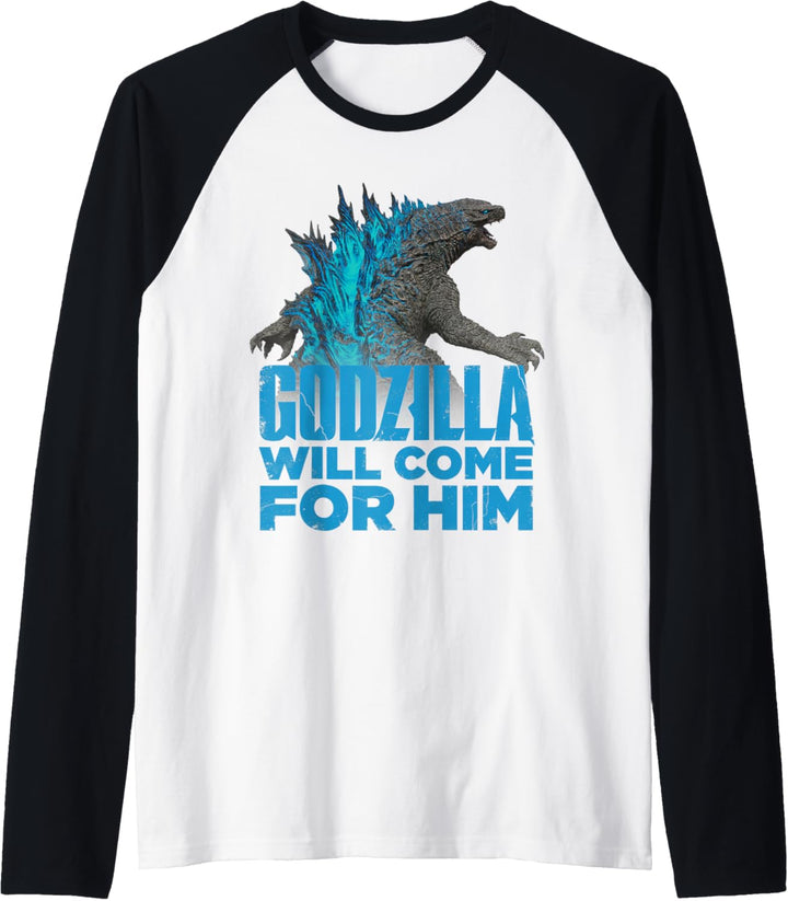 Godzilla vs Kong - Godzilla Will Come For Him Raglan