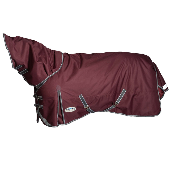 Weatherbeeta ComFiTec Plus Dynamic II Detach-A-Neck Lite 0g - Maroon/Grey/White, Grösse:145, 145