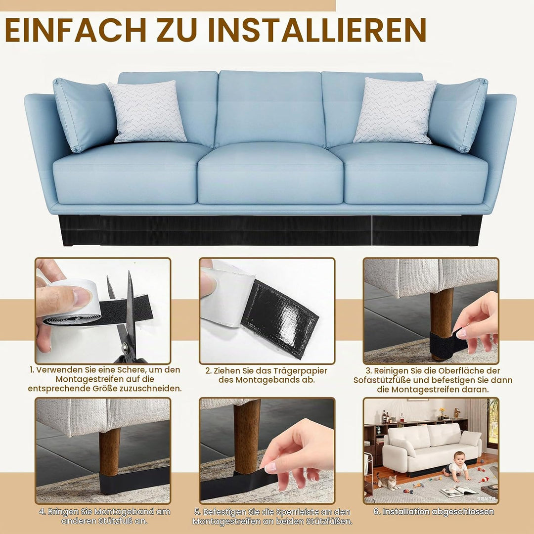 Spielzeugblocker Couch für Haustiere, Couch Spielzeug Blocker 6mx5cm Couch Stopper Sofaschutz Katze