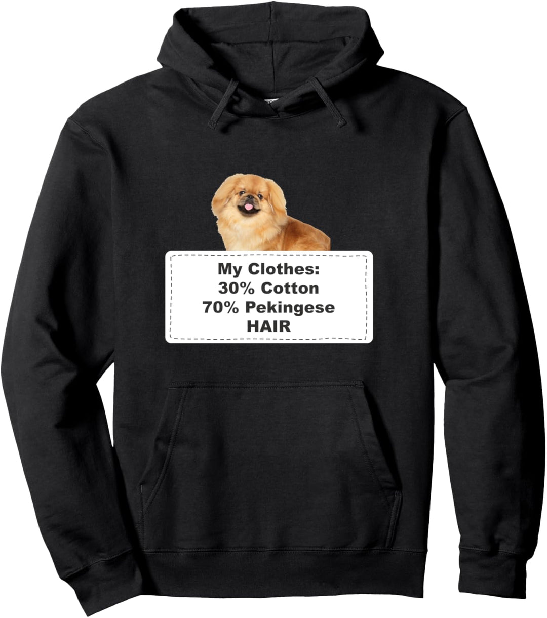Funny Shedding Dog Pekingese Pullover Hoodie