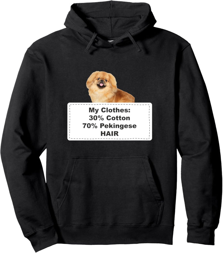 Funny Shedding Dog Pekingese Pullover Hoodie