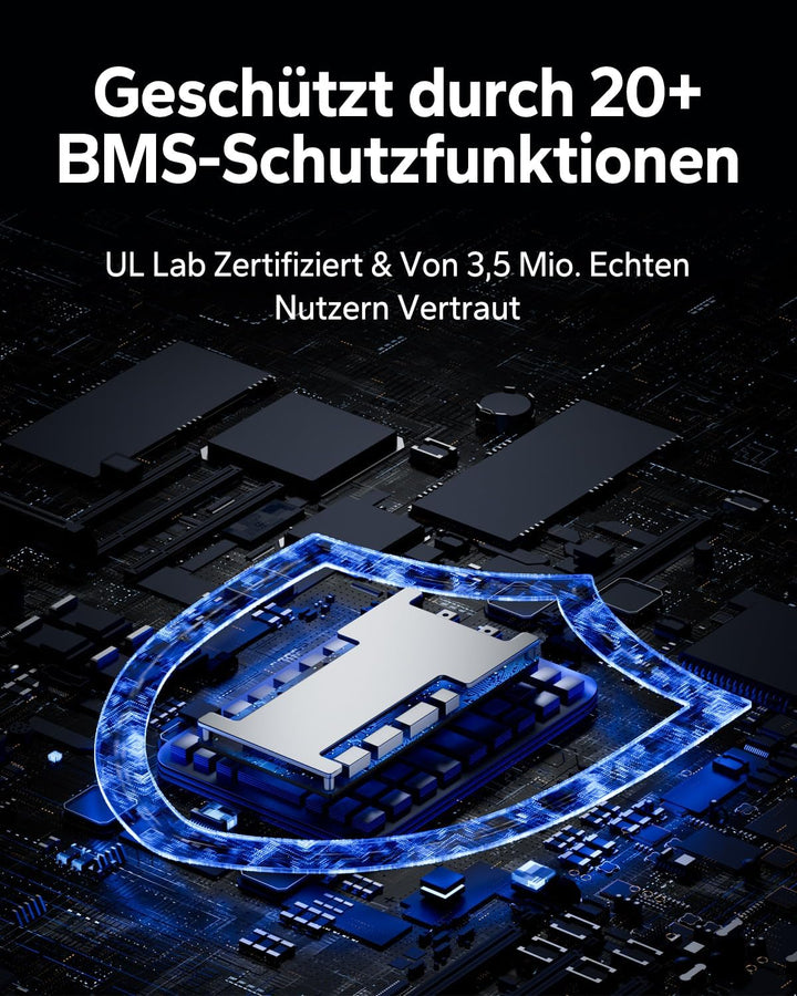 LiTime 12V 50Ah LiFePO4 Batterie mit Max. 15000 Zyklen und 10 Jahre Lebensdauer, Eingebautes 50A BMS