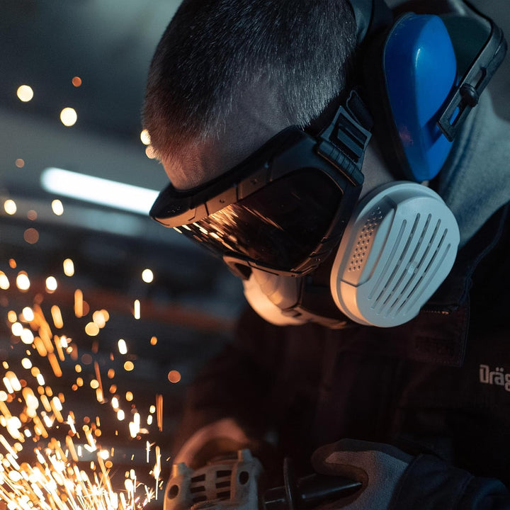 Dräger X-plore Bajonett Partikel-Filter P3 R mit Gehäuse für Aerosole/Partikel | 11 Paar | Ersatzfil