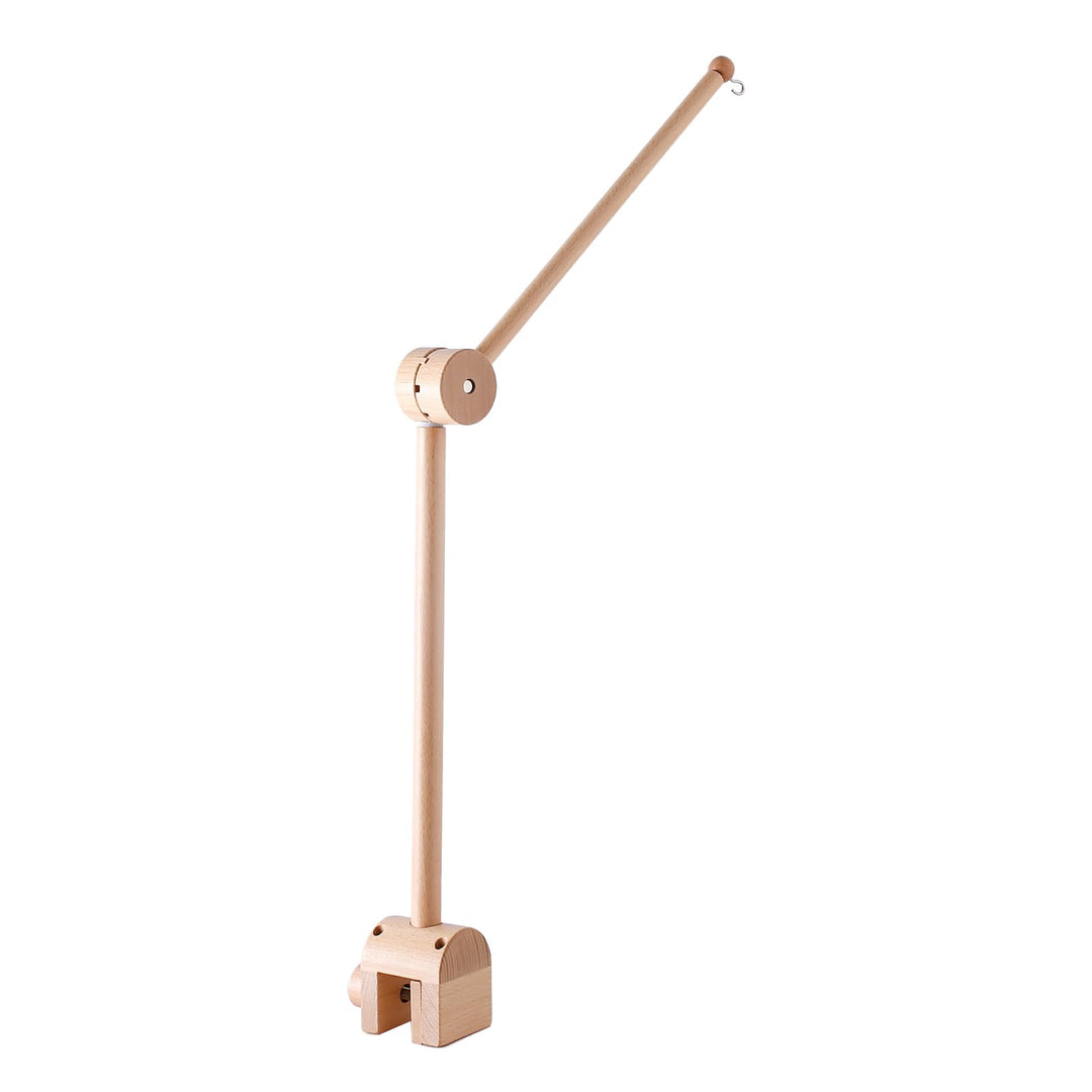 Promise Babe Baby Mobile Halterung Holz Babybett,Wickeltisch 360 Grad Drehbar Höhe Einstellbar Baby