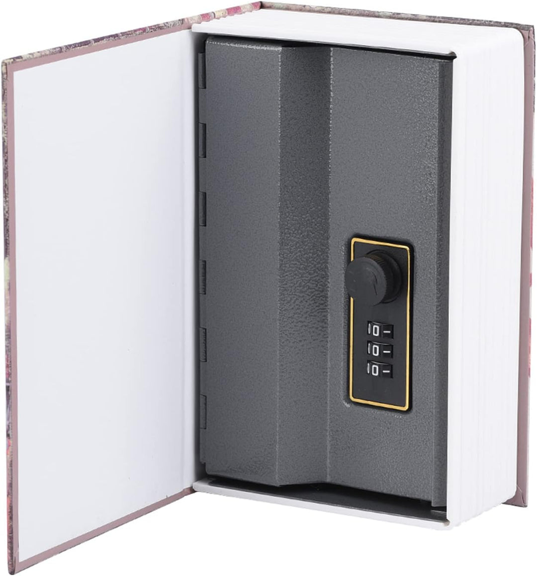 Kreatives Simulationsbuch Safe Box Geld Schmuck Sammlung Aufbewahrungskoffer mit Zahlenschloss Für p
