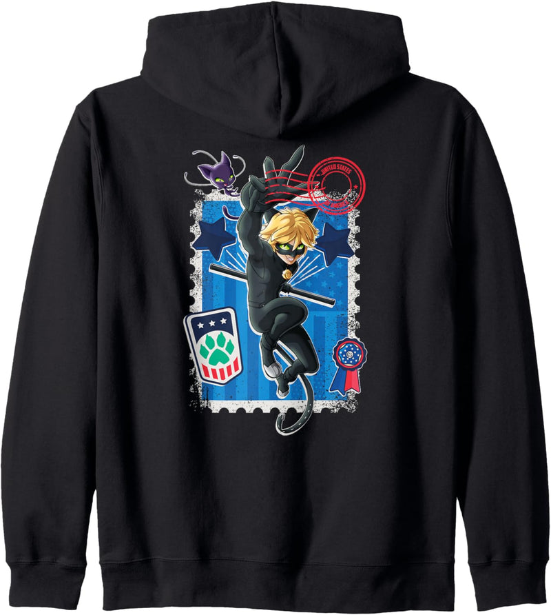 Miraculous 4. Juli Cat Noir Kapuzenjacke