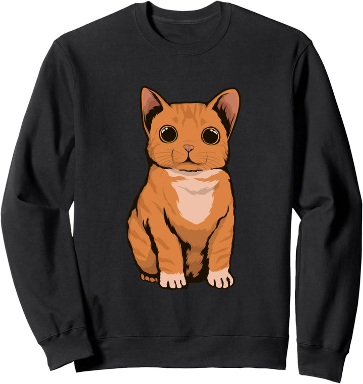 Niedliche Katzen Zeichnung Katzenbesitzer Katzen Sweatshirt