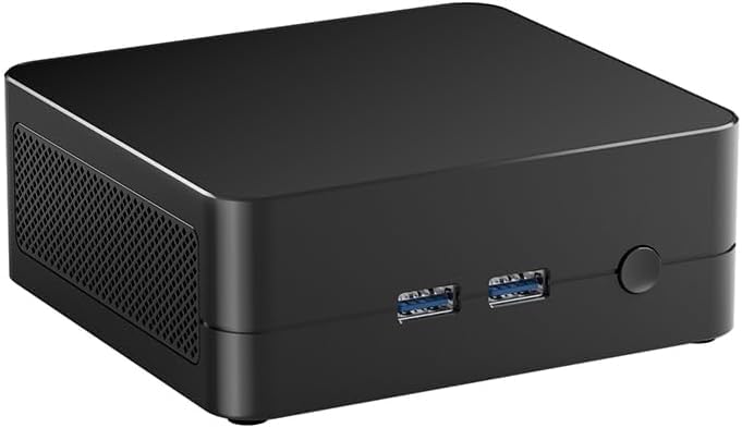 Mini PC, Ryzen 5 7430U (6C/12T 4.3 GHz) 8GB DDR4 256GB SSD, Windows 11 Pro/WiFi 6/ BT-5.2/ USB*4/ Ty