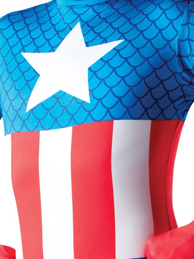 Rubie's Captain America - 2nd Skin - Adult Kostüm Dress - XL - 5'10 "auf 6'3"