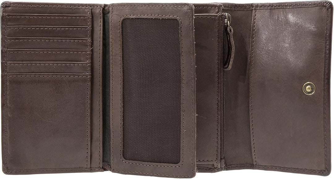 Maitre steinbach doris purse mh12f 14X10 Dunkelbraun, 14X10 Dunkelbraun
