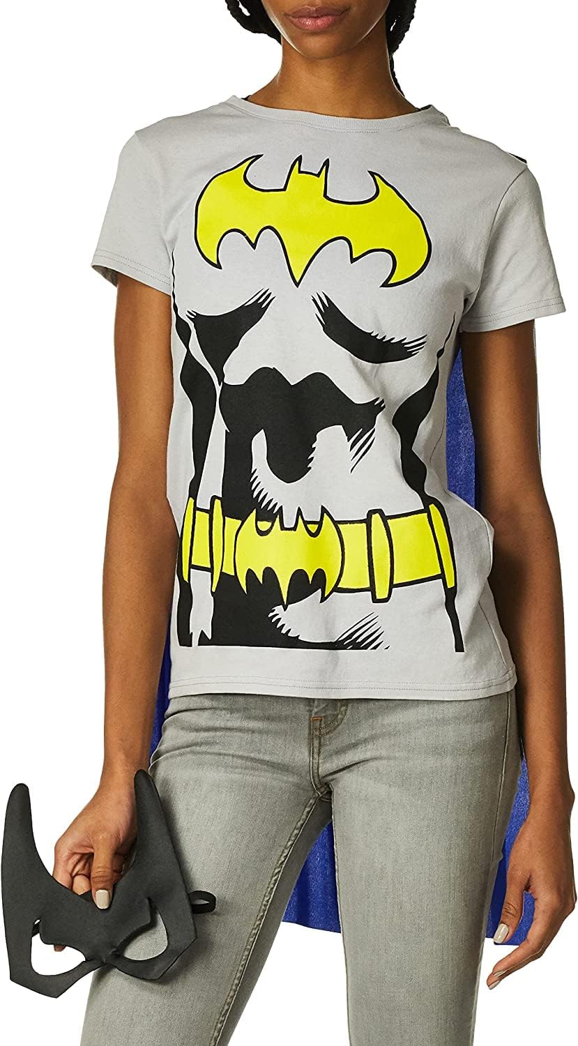 Rubie's Official Batman-T-Shirt-Set für Damen, Kostüm für Erwachsene, Grösse XL, XL