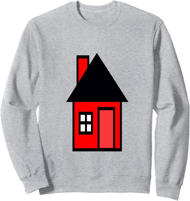 rotes Haus Sweatshirt