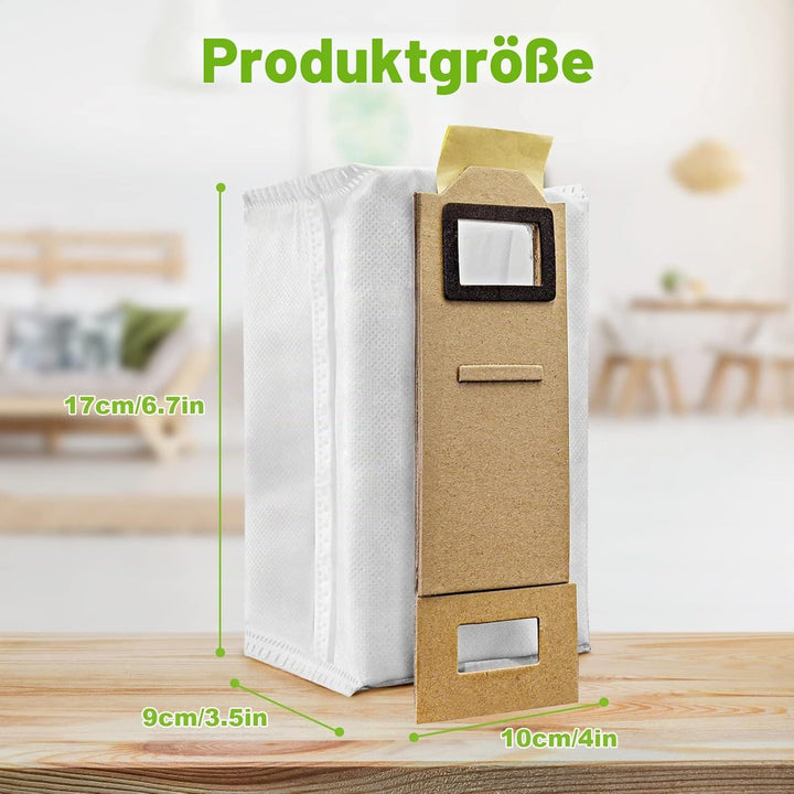 10 Pack Staubbeutel Zubehör für Xiaomi Roborock S7/S7 Maxv Plus/T7Splus Staubsauger Ersatzteile 10 P
