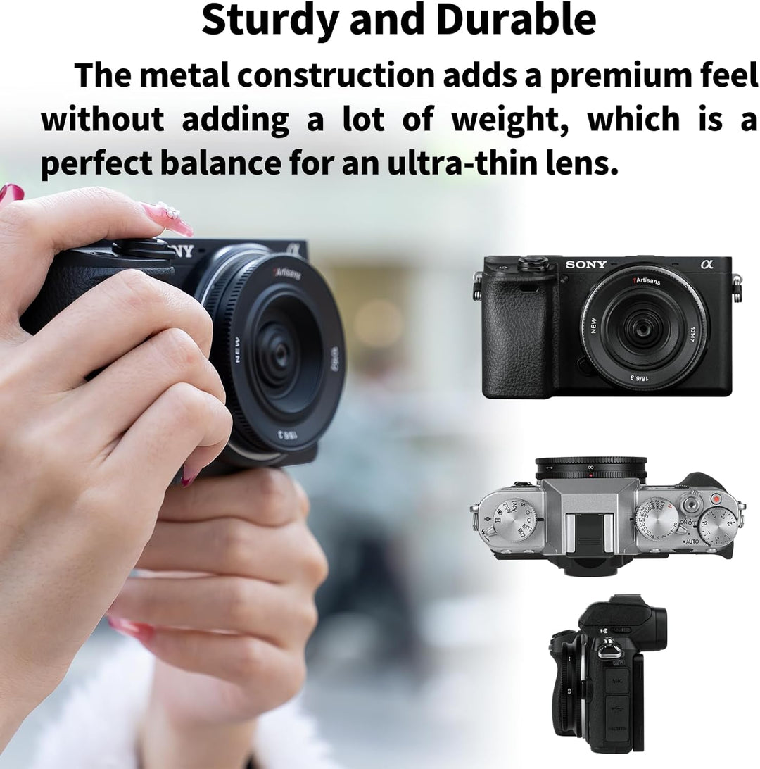 7artisans 18 mm F6.3 Ⅱ APS-C Ultra-Weitwinkel-Objektiv für Fujifilm FX-Mount Kameras