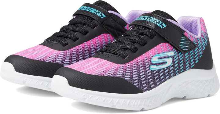 Skechers Girl's 303532l Nvmt Trainers 29 EU Black Mesh Multi Trim, 29 EU Black Mesh Multi Trim