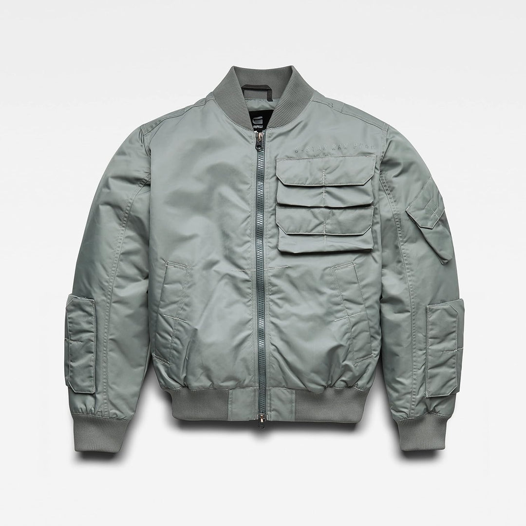 G-STAR RAW Herren Chest Pocket Bomberjacke Jackets S Grün (Orphus D20117-c143-722), S Grün (Orphus D