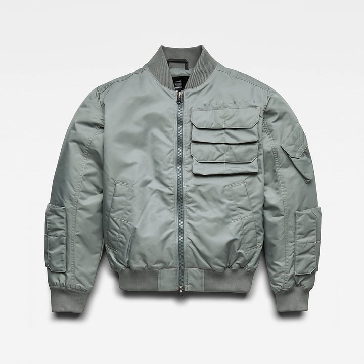 G-STAR RAW Herren Chest Pocket Bomberjacke Jackets S Grün (Orphus D20117-c143-722), S Grün (Orphus D