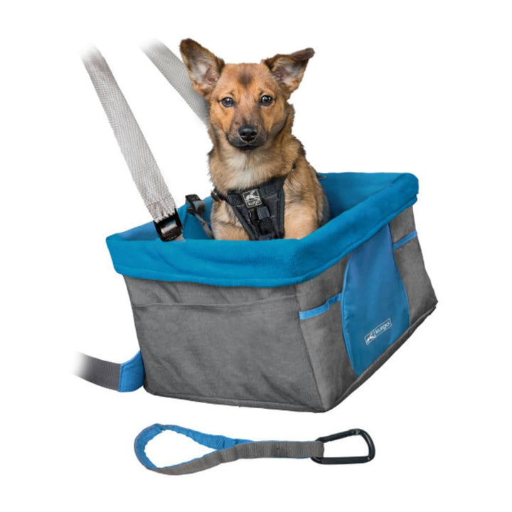 Kurgo Skybox Sitzerhöhung Auto für Hunde & Haustiere, Hunde Autositz, inkl. Hunde Anschnallgurt Auto