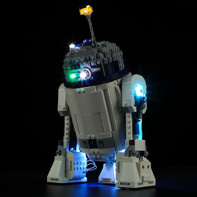 BRIKSMAX Led Licht für Lego R2-D2 75379 - Compatible with Lego Star Wars Bausteinen Modell - Ohne Le