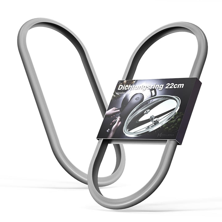 Mellbree 22cm Dichtungsring für WMF, 2 Stück 6068559990 6068559997 Dichtungsring Schnellkochtopf Ers
