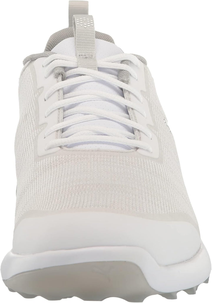 PUMA Herren Fusion Pro Extra Wide Golfschuhe 46 EU Puma Weiss Puma Silver High Rise, 46 EU Puma Whit