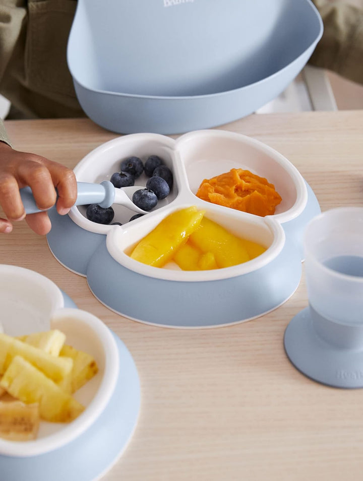BabyBjörn Kindergeschirr, 8-teilig, Blassblau, Blassblau