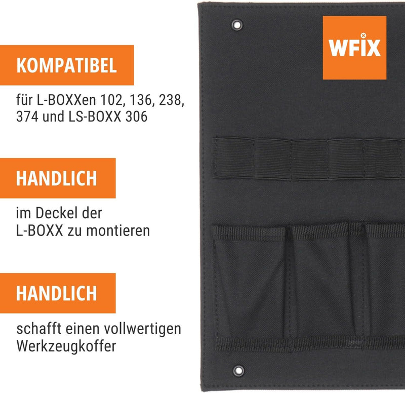 LBOXX Werkzeugkarte | Werkzeugkoffer Organizer | Bosch Sortimo Werkzeugkarte | Ideales Werkzeugkoffe