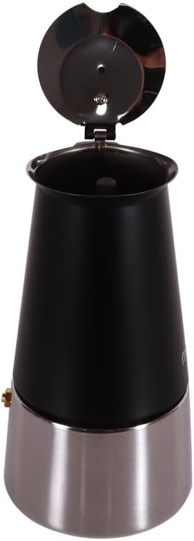 Any Morning Mokkakanne 18/10 Edelstahl 300 ml, 6 Tassen, induktionsgeeignet | Für alle Herdarten ink