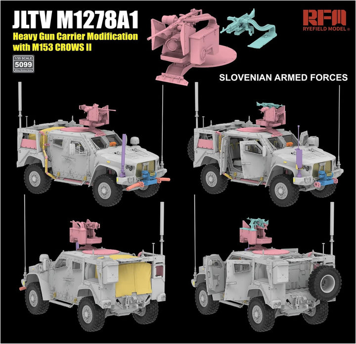 Rye Field Model 5099 JLTV M1278A1 (HGC) with M153 CROWS II 2in1 Massstab 1:35 Modellbau