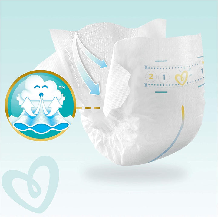 Pampers - New Baby - Windeln Grösse 3 (6-10/5-9 kg) - Giant Pack - Set von 2 (100 Schichten)